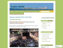 Tablet Screenshot of aldeaverde.wordpress.com