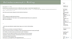 Desktop Screenshot of belindacosmowyk.wordpress.com