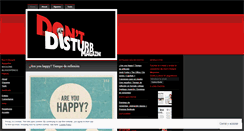 Desktop Screenshot of dontdisturbmagazine.wordpress.com