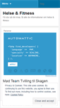 Mobile Screenshot of helsefitness.wordpress.com