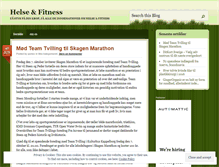Tablet Screenshot of helsefitness.wordpress.com