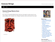 Tablet Screenshot of caracasgringo.wordpress.com