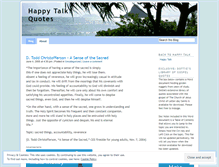 Tablet Screenshot of happytalkquotes.wordpress.com