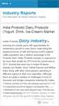 Mobile Screenshot of industryreports.wordpress.com
