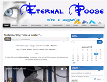Tablet Screenshot of eternalpoose.wordpress.com