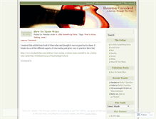 Tablet Screenshot of houstonuncorked.wordpress.com
