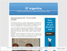 Tablet Screenshot of efargentina.wordpress.com