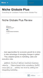 Mobile Screenshot of blognicheglobaleplus.wordpress.com