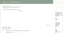 Desktop Screenshot of alenitchev.wordpress.com