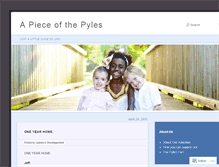 Tablet Screenshot of apieceofthepyles.wordpress.com