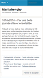 Mobile Screenshot of marilafrenchy.wordpress.com