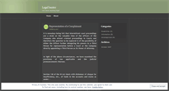 Desktop Screenshot of legalbanter.wordpress.com