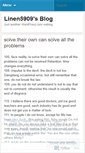 Mobile Screenshot of linen5909.wordpress.com