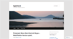 Desktop Screenshot of bgdcheck.wordpress.com