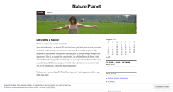 Desktop Screenshot of natureplanet.wordpress.com