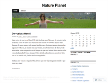 Tablet Screenshot of natureplanet.wordpress.com