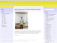 Tablet Screenshot of fchsgoldteam.wordpress.com