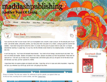 Tablet Screenshot of maddashpublishing.wordpress.com