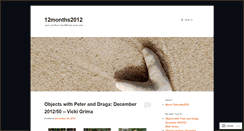 Desktop Screenshot of 12months2012.wordpress.com