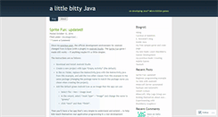 Desktop Screenshot of bittyjava.wordpress.com