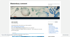 Desktop Screenshot of glastonburycomment.wordpress.com