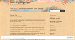 Desktop Screenshot of learninghappens.wordpress.com