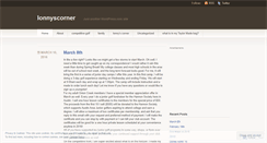 Desktop Screenshot of lonnyscorner.wordpress.com