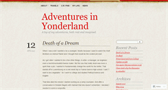 Desktop Screenshot of adventuresinyonderland.wordpress.com