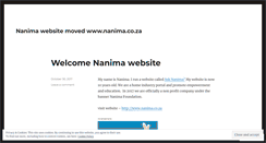Desktop Screenshot of nanima.wordpress.com