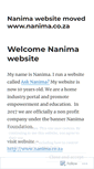 Mobile Screenshot of nanima.wordpress.com
