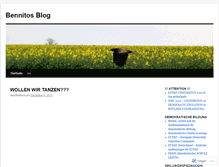 Tablet Screenshot of bennitos.wordpress.com
