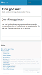 Mobile Screenshot of finngodmat.wordpress.com