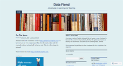 Desktop Screenshot of datafiend.wordpress.com