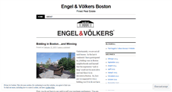 Desktop Screenshot of evboston.wordpress.com