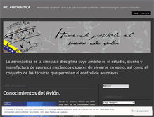 Tablet Screenshot of ingaeronautica.wordpress.com