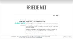 Desktop Screenshot of frietjemet.wordpress.com