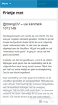 Mobile Screenshot of frietjemet.wordpress.com