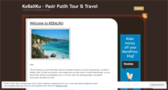 Desktop Screenshot of kebaliku.wordpress.com