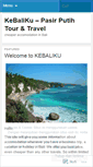 Mobile Screenshot of kebaliku.wordpress.com