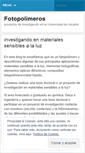 Mobile Screenshot of fotopolimeros.wordpress.com
