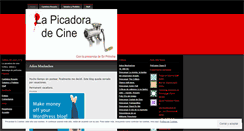 Desktop Screenshot of lapicadoradecine.wordpress.com