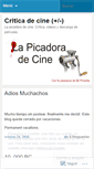 Mobile Screenshot of lapicadoradecine.wordpress.com