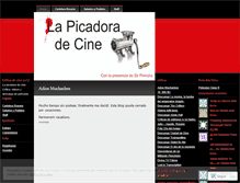 Tablet Screenshot of lapicadoradecine.wordpress.com