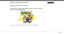 Desktop Screenshot of jonhk206.wordpress.com