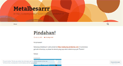 Desktop Screenshot of metalbesarrr.wordpress.com