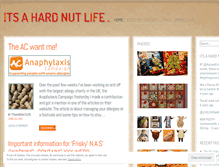 Tablet Screenshot of itsahardnutlife.wordpress.com