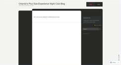 Desktop Screenshot of clubdeluptousbbw2010.wordpress.com