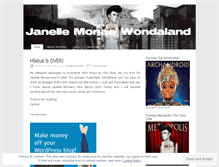 Tablet Screenshot of janellemonaefan.wordpress.com