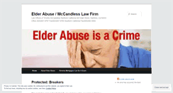 Desktop Screenshot of financialelderabuse.wordpress.com