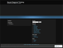 Tablet Screenshot of neuraldiagonalthinking.wordpress.com